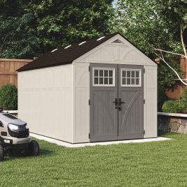 LORNVALE Garden Shed 8x13 - Cream