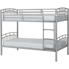 Ventura 3ft Single Bunk Bed - Silver