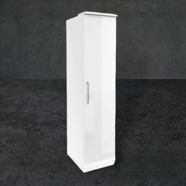 Wardrobe - OPULENT 1 Door Wardrobe White 45cm