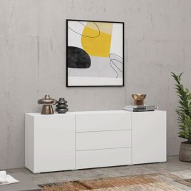 Echo Eden Sideboard with 3 Drawers and 2 Doors - White