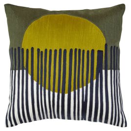 ALDWRETH Sofa Cushion - Green and White