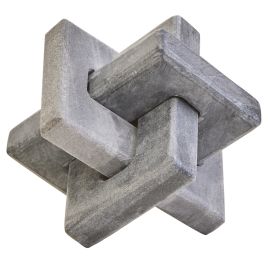 EVERSAN Marble Knot Sculpture - Grey