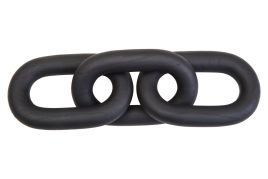 ISMERYN Decorative 3 Link Wooden Chain - Black
