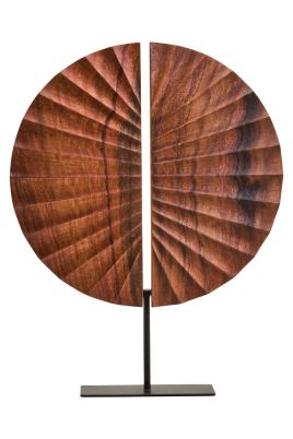 JORMERE Sculpture With Black Base - Brown