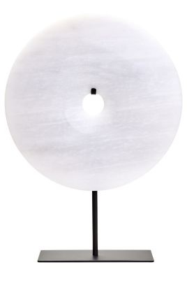 HAVERLYN Medium Round Marble Disc Sculpture - Assorted