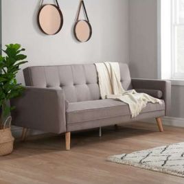 Birlea Ethan Large Grey Fabric Sofa Bed