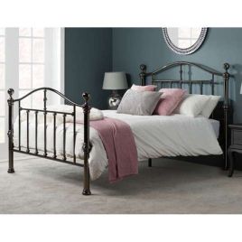 Birlea Victoria Black Nickel Metal Bed Frame - Kingsize 5ft