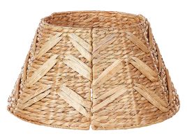 Icicle Christmas Tree Collar Water Hyacinth - Natural