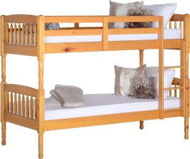 Albany 3ft Single Bunk Bed - Antique Pine