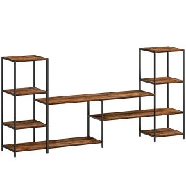 HERON TV Unit for TVs up to 55 Inches with Storage Shelves