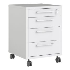 Prima Mobile cabinet in White - White