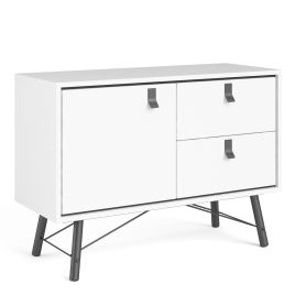Ry Sideboard with 1 door + 2 drawers - Matt White