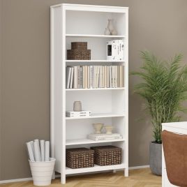 Adelaide Modern Bookcase - White