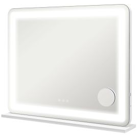 HERON Vanity Mirror with Lights Large Lighted Makeup Mirror with 3 Colour Lighting White