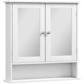 KANSAS Bathroom Wall Storage Cabinet White