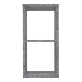 Phillips Single Shelf Cube Storage Unit - Concrete Grey