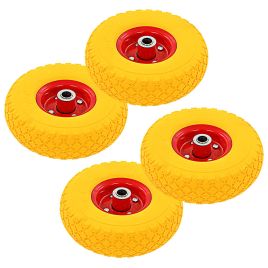 Sack Truck Wheels 4 Pcs Rubber 3.00-4 245x82