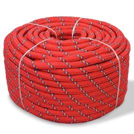 Marine Rope Polypropylene 8 mm 500 m Red