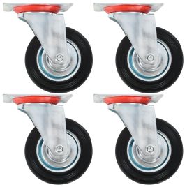 Swivel Casters 4 pcs 100 mm
