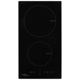 Induction Hob with 2 Burners Touch Control Glass 3500 W