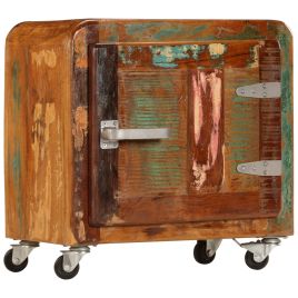 Bedside Table - CLINTON Nightstand Multi Colour 50cm