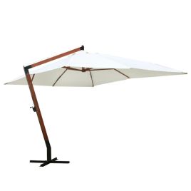 Garden Parasol 300 x 400 cm White
