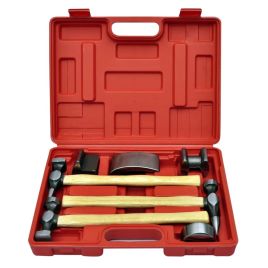 7-Pcs Auto Body Hammer and Dolly Dent Repair Set