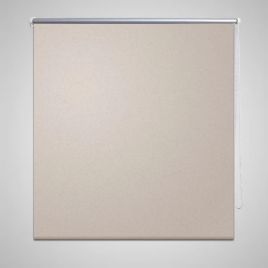 Roller Blind Blackout 100 x 230 cm Beige