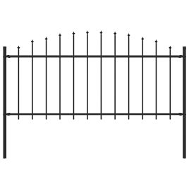 Garden Fence with Spear Top Steel