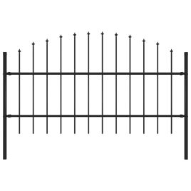 Garden Fence with Spear Top Steel