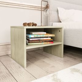 Bedside Cabinet Sonoma Oak 40x30x30cm Engineered Wood - Lauxe