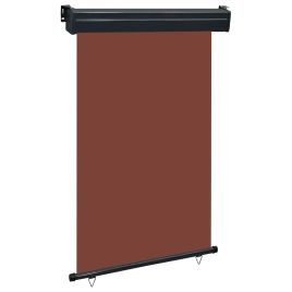 Balcony Side Awning 125x250 cm Brown