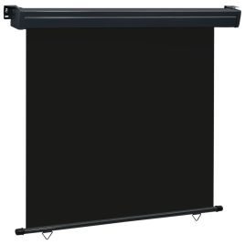 Balcony Side Awning 170x250 cm Black