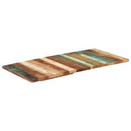 Rectangular Table Top 60x120 cm 25-27 mm Solid Reclaimed Wood