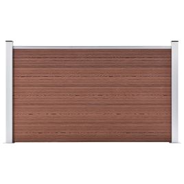 Garden Fence WPC 180x105 cm Brown