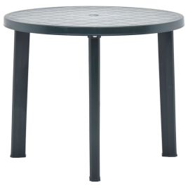 Garden Table Green 89 cm Plastic