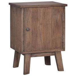 Bedside Cabinet 40x30x53cm Solid Teak Wood