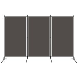 3-Panel Room Divider Anthracite 260x180 cm