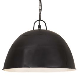 Industrial Vintage Hanging Lamp 25 W Dead Black Round 41 cm E27