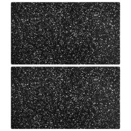 Chopping Boards 2 pcs with Granite Pattern Tempered Glass