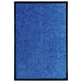 Doormat Washable Blue 40x60 cm