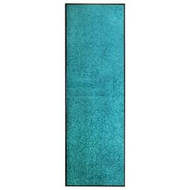 Doormat Washable Cyan 60x180 cm