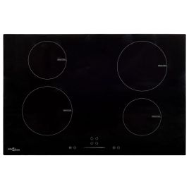 Induction Hob with 4 Burners Touch Control Glass 77 cm 7000 W