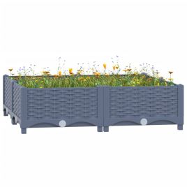 Raised Bed 80x80x23 cm Polypropylene