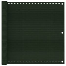 Balcony Screen Dark Green 90x300 cm HDPE