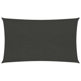 Sunshade Sail 160 g/m2 Anthracite 3x6 m HDPE