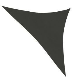 Sunshade Sail 160 g/m2 Anthracite 4x4x5.8 m HDPE