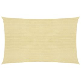 Sunshade Sail 160 g/m2 Beige 2x4.5 m HDPE