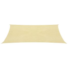 Sunshade Sail 160 g/m² Beige 2.5x3.5 m HDPE