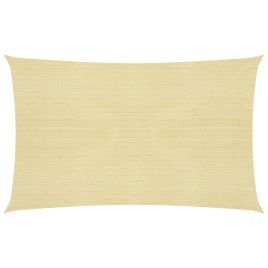 Sunshade Sail 160 g/m2 Beige 2.5x4.5 m HDPE